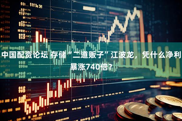 中国配资论坛 存储“二道贩子”江波龙，凭什么净利暴涨740倍？